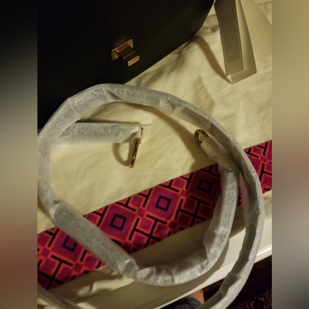 Tory Burch Authentic Kira Mixed Materials Embellished Unique Bag Limited Edition - Picture 15 of 15